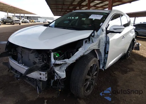 2022 Nissan Murano Platinum Intelligent Awd из США, поврежденный, VIN 5N1AZ2DS5NC113624